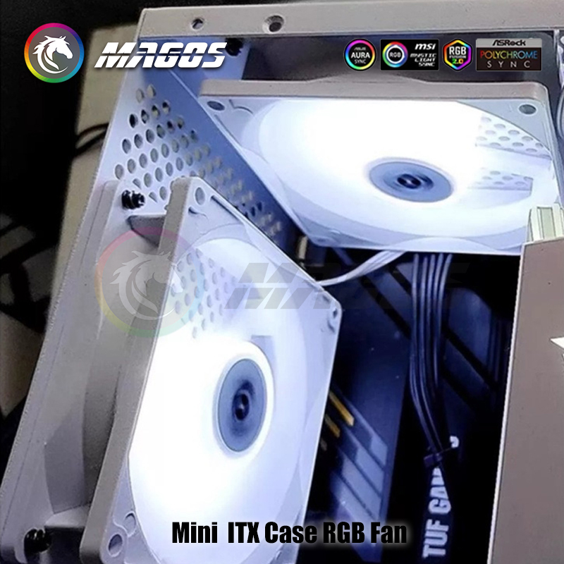Mini ITX Case ARGB Fan 8cm 9cm - Fly Line review and price