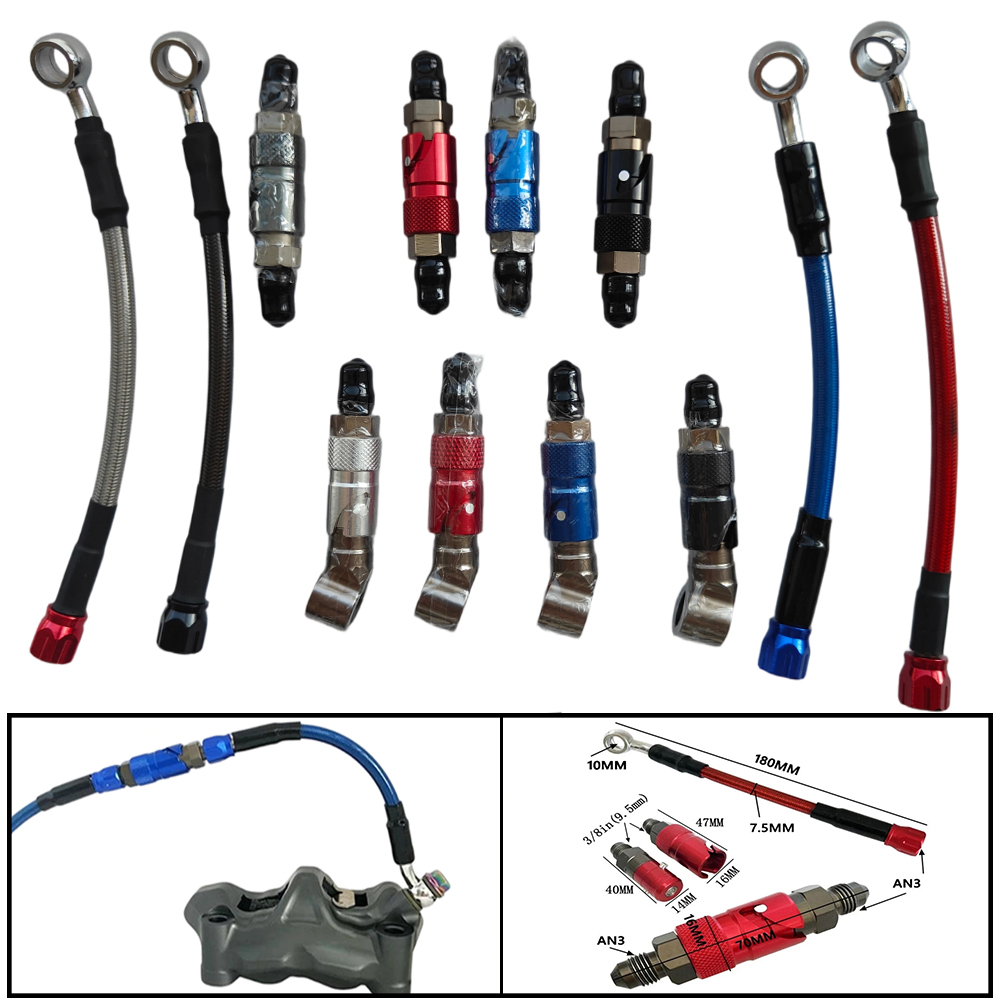 Motorcycle AN3 Quick Connect B - Braided Line review and price