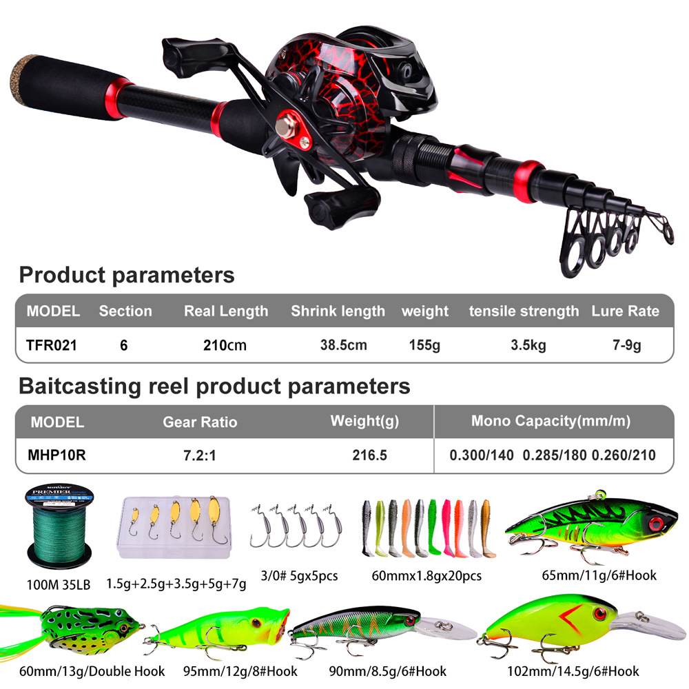Carbon Fiber Long Casting Bait - Freshwater Line review and price