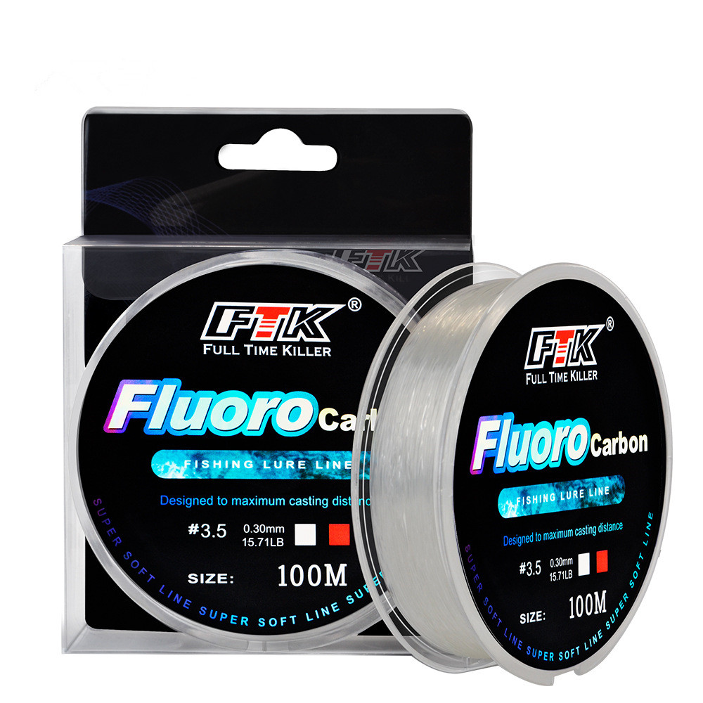 100m fluorocarbon bait fishing - Fluorocarbon Line review and price