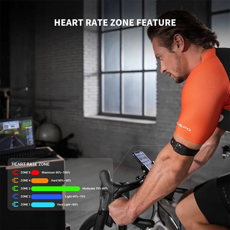 COOSPO HW9 Armband Heart Rate  - Ice Fishing Line review and price